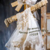 Βαπτιστικό φόρεμα σε εκρού και μπεζ αποχρώσεις 17219