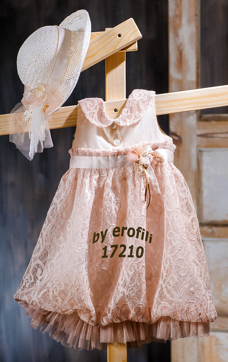 Βαπτιστικό φόρεμα μπαλούν 17210 by erofili