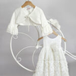 Christening outfit for girl off-white