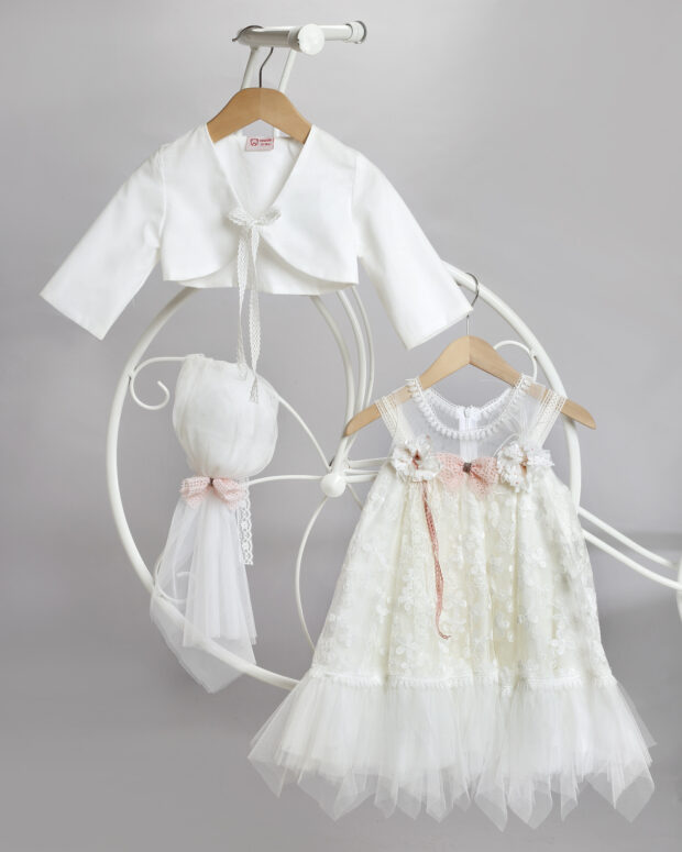 Christening outfit girl ivory