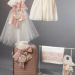 Christening set for girl "boho"